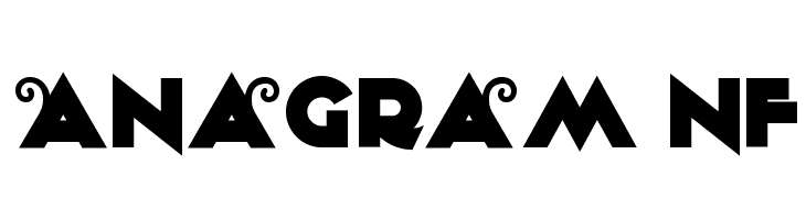 Anagram NF photo Anagram NF 40 Free Stylish Retro Fonts for Designers