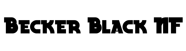 Becker Black NF photo Becker Black NF 40 Free Stylish Retro Fonts for Designers
