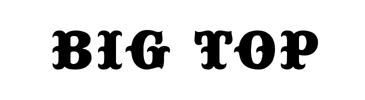 Big Top photo Big Top 40 Free Stylish Retro Fonts for Designers