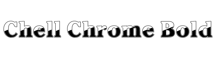 Chell Chrome Bold photo Chell Chrome Bold 40 Free Stylish Retro Fonts for Designers