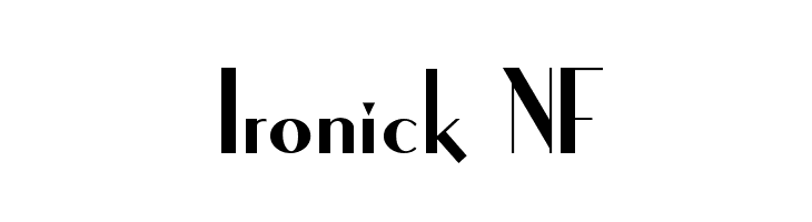 Ironick NF Free Fonts Download
