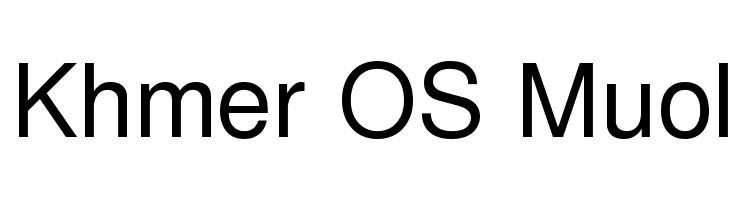 Khmer OS Muol Free Fonts Download
