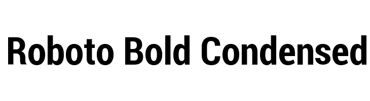 Roboto Condensed Bold Italic Free Font