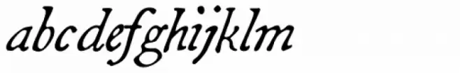 1790 Royal Printing Italic