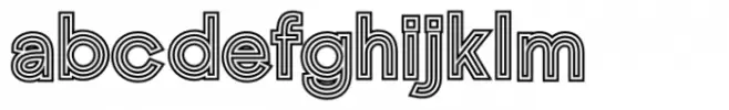 2031 Thin Double Outline