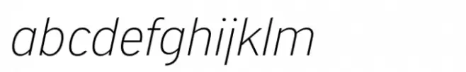 Academy Sans Condensed Std Extralight Italic