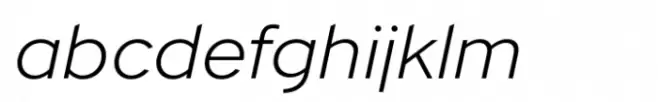 Academy Sans Expanded Std Light Italic