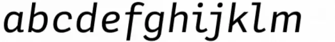 Adelle Mono Flex Italic