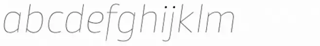 Akwe Pro Hairline Italic