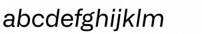 Alliance No 1 Regular Italic