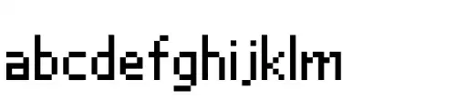 Alphabit 8 Regular