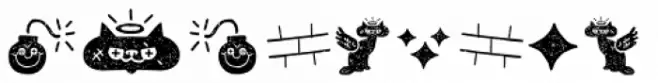 Alquitran Pro Dingbat Character Dirt Two