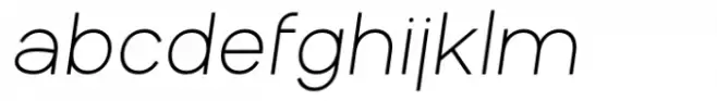 Aperta Extra Light Italic