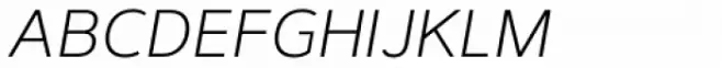 Artegra Sans SC ExtraLight Italic