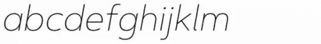 Artegra Sans Thin Italic
