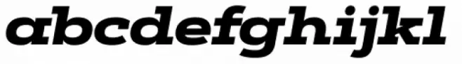 Artegra Slab Extended Black Italic