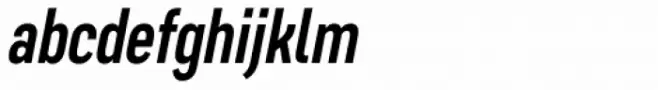 Artico Extra Condensed Medium Italic