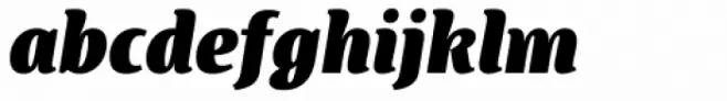 Artigua Black Italic