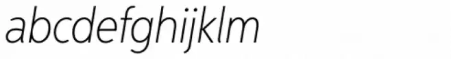 Aspira XNar Thin Italic
