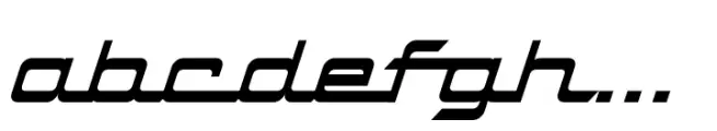 Atompunk Script Italic