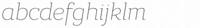 Bandera Pro Thin Italic