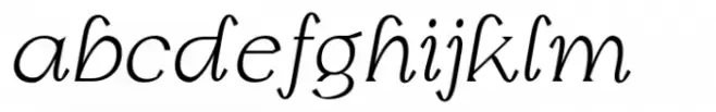Barito Light Italic