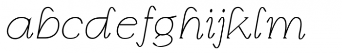 Barito Thin Italic