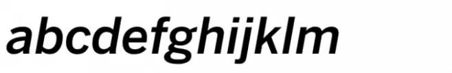 Benton Sans Pro Medium Italic
