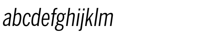 Benton Sans Std Compressed Book Italic