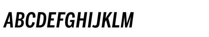 Benton Sans Std Compressed Medium Italic SC