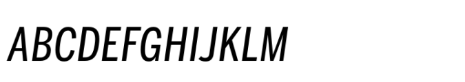 Benton Sans Std Compressed Regular Italic SC