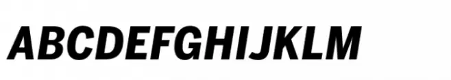 Benton Sans Std Condensed Bold Italic SC