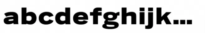 Benton Sans Std Wide Black
