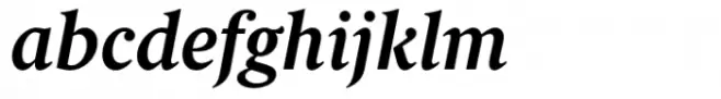 Berlingske Serif Text Std Demibold Italic