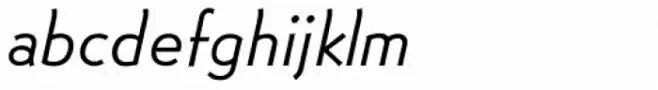 Bernhard Gothic SG Book Italic