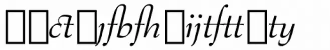 Bernhard Modern Italic Extension