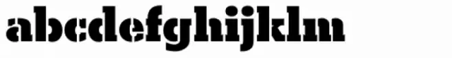 Beton Stencil D ExtraBold