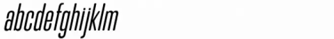 Blue Creek Rounded Extra Condensed Oblique