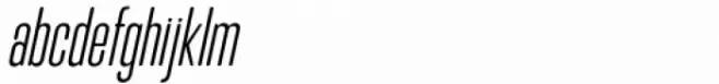 Blue Creek Rounded Light Extra Condensed Oblique