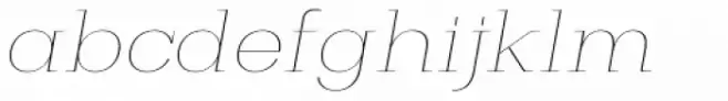 Bodrum Slab 10 Hairline Italic