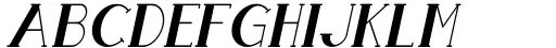 Boldatin Semi Bold Slanted Condensed