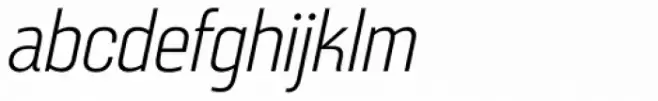 Broadside Light Condensed Italic