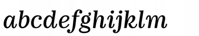 Buena Roman Italic