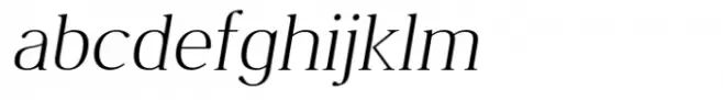 Burdigala X Serif Light Italic