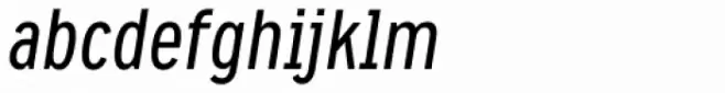 CA Oskar Condensed Italic
