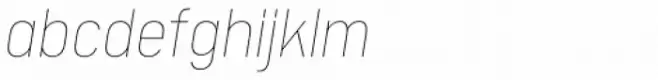 Calps Sans Thin Italic
