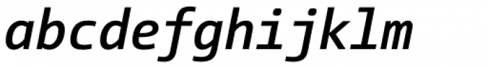CamingoMono SemiBold Italic
