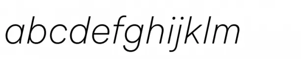Candid Ultra Light Italic