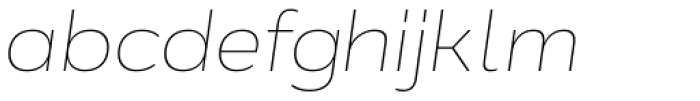 Cannon Extra Light Italic