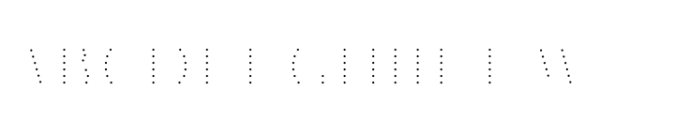 Chester Font Layer Inline dot